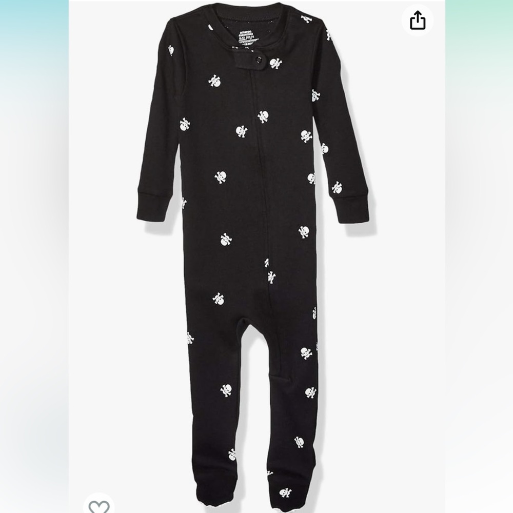 Toddler 3T Halloween Long Sleeve Zip Footie Pajamas